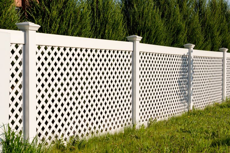 Vinyl Fence with Decorative Elements